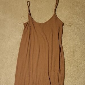 Stars Above Tan Sleeveless Dress